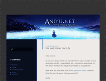 Tablet Screenshot of aniyu.net
